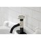 Kingston Brass KSD2826RX Single-Handle Bathroom Faucet with Push Pop-Up, Matte Black/Polished Nickel KSD2826RX - alternate 4